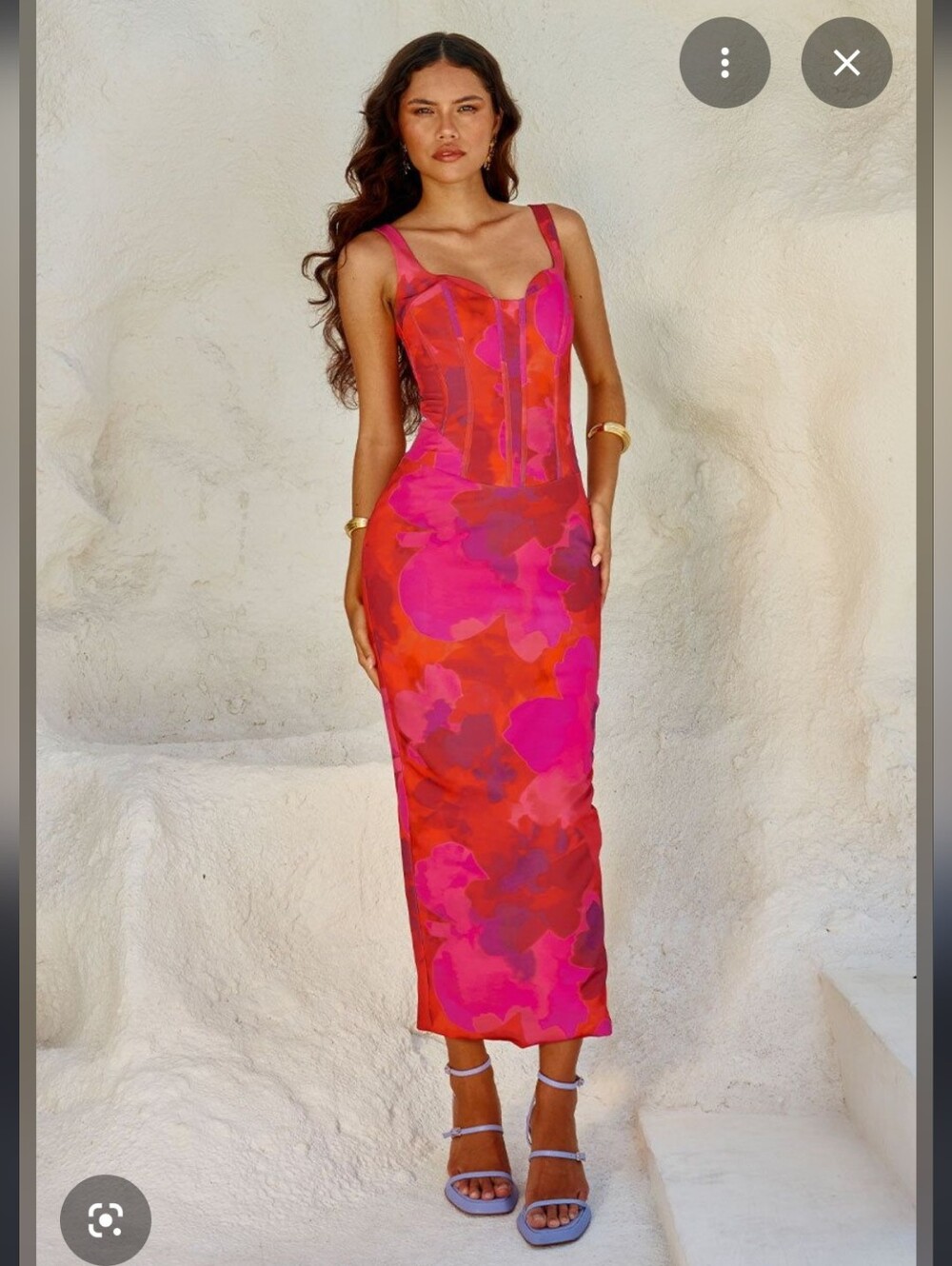 Runaway The Label - Hilton Midi Dress - Sangria - Small
